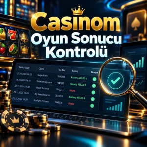 Casinom Oyun Sonucu Kontrolü